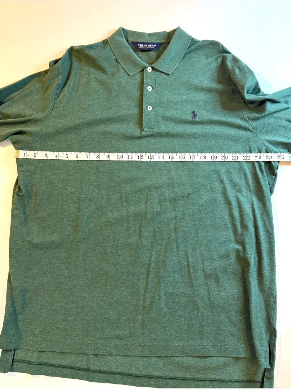 Polo Golf Ralph Lauren Long Sleeve Shirt Mens XL Pima Cotton Green